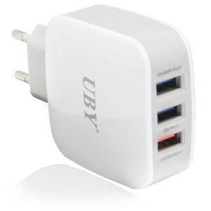 شارژر فست هوشمند یو بی وای UBY 3 USB Port Qualcomm 3.0 Charger | U-109