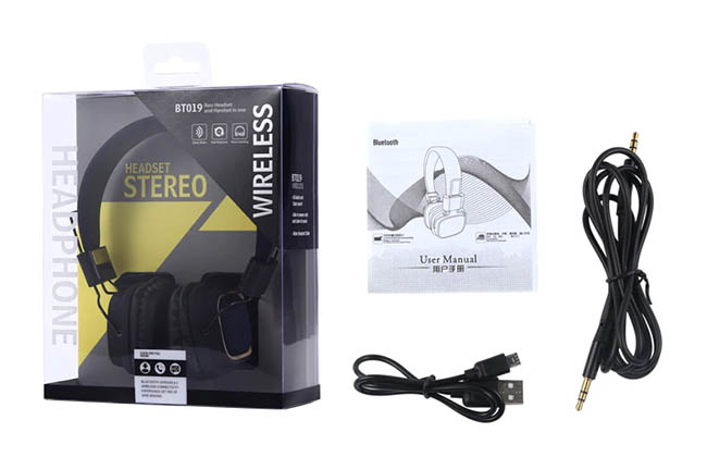 هدفون بلوتوث استریو Foldable Soft Earmuffs Wireless Headset | BT-019