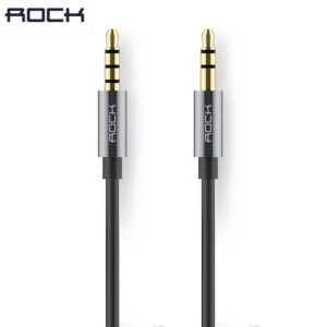 کابل انتقال صدا راک Rock Male To Male 1m Cord For 3.5mm Aux Cable | RAU0509