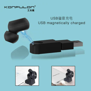 هندزفری بلوتوث کانفلون Konfulon magnetically charged Bluetooth Earphone | BT-03