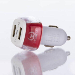 شارژر فندکی ABS یوشیتا Yoshita 2 USB 3.1A Quick Lighter Charger | YC-C01
