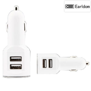 شارژر فندکی فست ارلدام Earldom Dual USB ABS 2.4A Fast Car Charger | ES-158