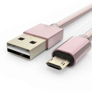 کابل دو طرفه الدینیو LDNIO Micro USB Fire Retardant Fast Charging Data Cable | LS24