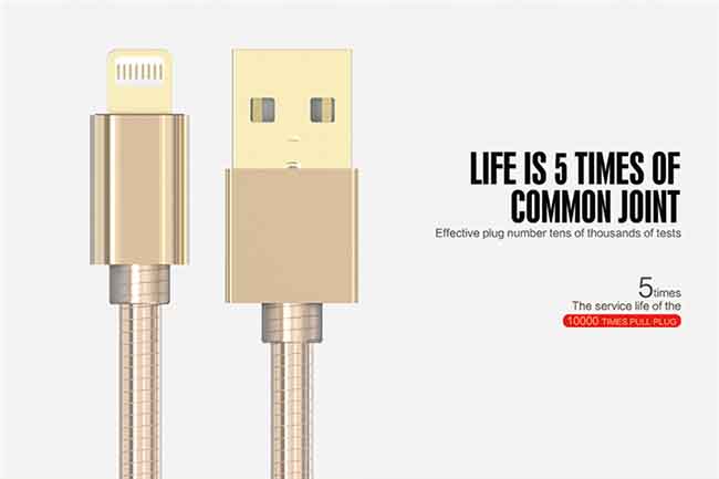 کابل دو طرفه الدینیو LDNIO Micro USB Fire Retardant Fast Charging Data Cable | LS24 
