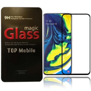 محافظ شیشه ای نمایشگر پوشش منحنی سامسونگ Magic 9D Glass | Galaxy A80