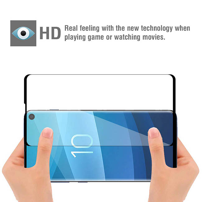 محافظ نمایشگر تمام چسب سامسونگ Magic 9D Screen Glass | Galaxy S10e
