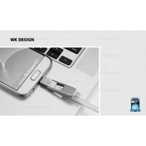 کابل سریع دبلیو کی WK Lightning & Micro USB Data & Fast charge Cable | WDC-014