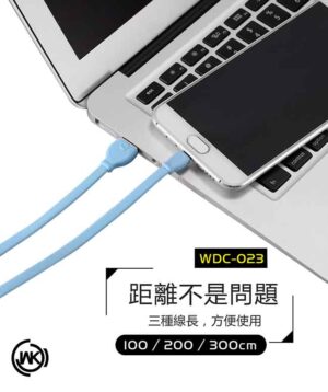 کابل سریع شارژ و دیتا دبلیو کی WK Design 1M Data Charger Fast cable | WDC-023