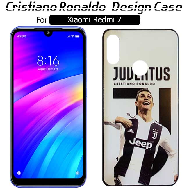 قاب براق کریستیانو رونالدو شیائومی Cristiano Ronaldo Design Case | Xiaomi Redmi 7