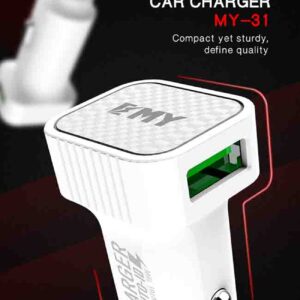 شارژر فندکی ضد حریق امی EMY Auto ID ABS Car Charger | MY-31