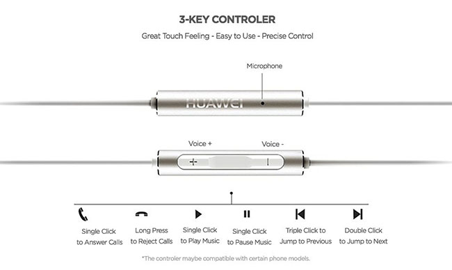 هندزفری اصلی هواوی Huawei Original Super Driver Unit Headphone | AM116