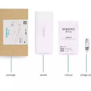 پاور بانک سریع روموس Romoss Dual USB Lithium-Ion Power Bank | Sense 4+