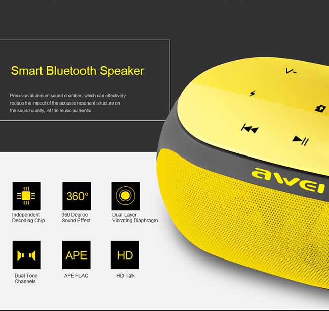 اسپیکر بلوتوث اوی Awei Portable Wireless Speaker | Y200