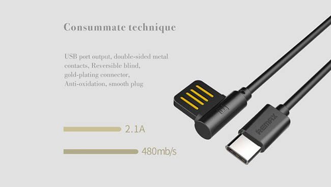 کابل فست شارژ و داده ریمکس Remax Micro USB Fast Data & Charge Cable | RC-075m