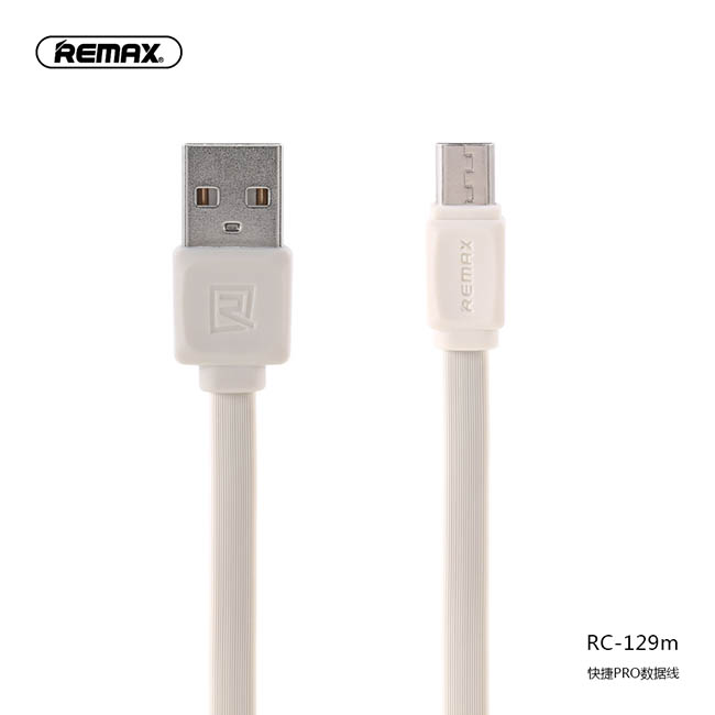 کابل شارژ ریمکس Remax Micro USB Transfer Fast Charge Cable | RC-129M