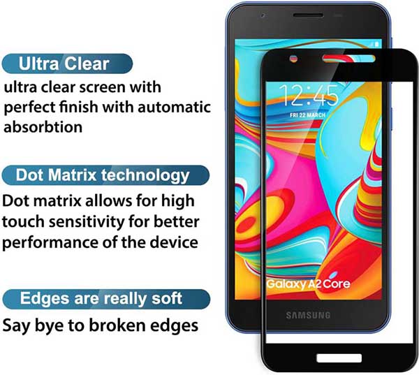 محافظ شیشه ای نمایشگر سامسونگ Magic 9D Curved Glass | Galaxy A2 Core