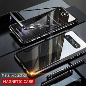 قاب دو تیکه مگنتی سامسونگ Magnetic Glass Case | Galaxy S10 Plus