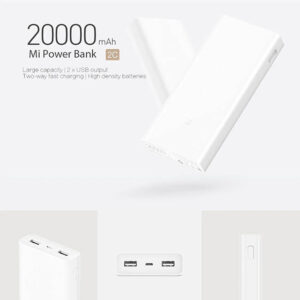 پاور بانک اورجینال شیائومی Xiaomi 20000mAh QC3.0 Power Bank | PLM06ZM