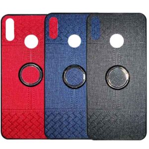 قاب طرح پارچه هواوی Soft Cloth Pattern Finger-Ring Case Nova 4e | P30 Lite