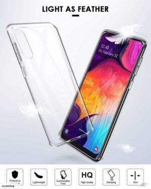 قاب پشت طلقی سامسونگ Crystal Shockproof Clear Case | Galaxy A50