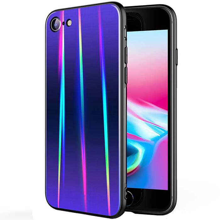 قاب لیزری براق آیفون Baseus Laser Aurora Gradient Color Case iphone 7 | 8