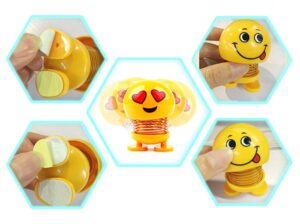 عروسک فنری طرح ایموجی Emoji Face Spring Shaking Head Doll Toys 