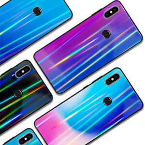 قاب لیزری هواوی Baseus Tempered Glass Aurora Laser Case | Huawei Y9 2019