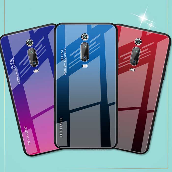 قاب براق شیائومی Gradient Color Style Glass Case Xiaomi Mi 9T | 9T Pro