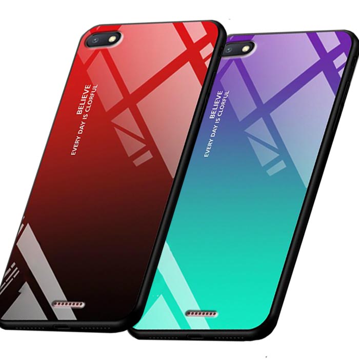 قاب پشت گلس شیائومی Aurora Glass Case | Xiaomi Redmi 6A