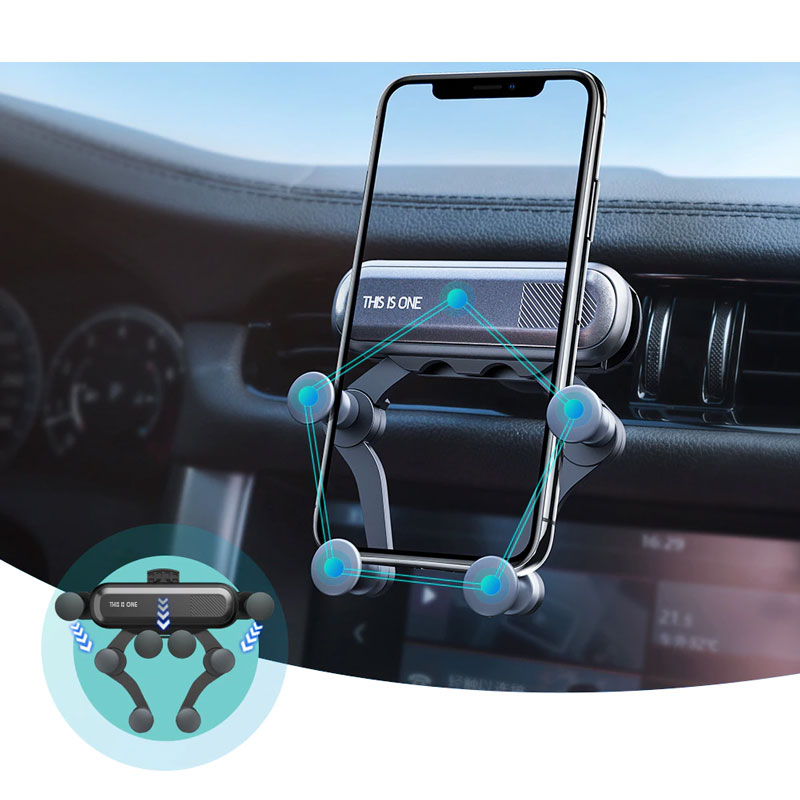 پایه نگهدارنده دریچه ای موبایل Gravity Air Vent Car Holder