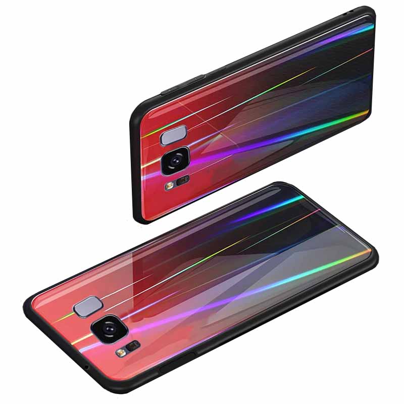 قاب لیزری هفت رنگ سامسونگ Baseus Laser Aurora Case | Galaxy S8