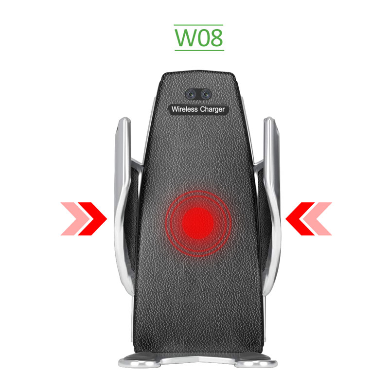 هولدر و شارژر وایرلس هوشمند wuw Smart Sensor car wireless charger holder|w08