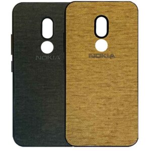 قاب محافظ طرح پارچه نوکیا Slim Siliocone Cloth Pattern Case | Nokia 3.2