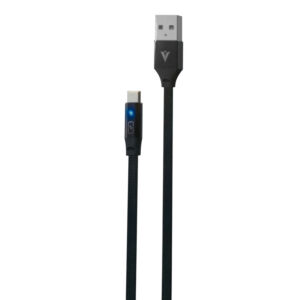 کابل شارژ چراغ دار تایپ سی VONK Type-C Charge & Data Cable | V-02