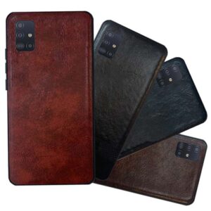 قاب براق چرمی سامسونگ Shine PU Leather Case | Galaxy A71