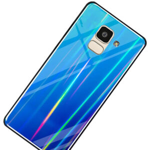 قاب شیشه ای لیزری سامسونگ Luxury Laser Cover | Galaxy j6 2018