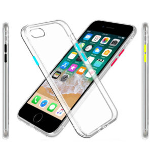 قاب محافظ دکمه رنگی آیفون Liquid Crystal Case | iphone 6 | 6s