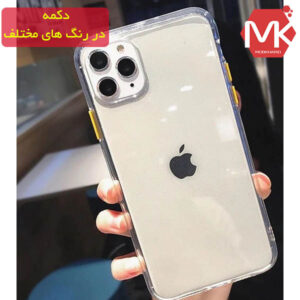 قاب محافظ دکمه رنگی آیفون Liquid Crystal Case | iphone XS Max
