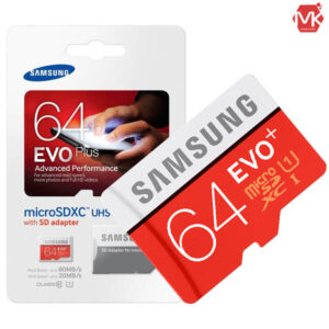 رم میکرو اس دی سامسونگ Samsung EVO+ Micro SDXC 64GB
