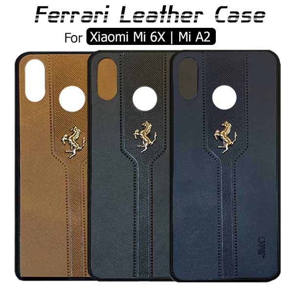 قاب فراری شیائومی Ferrari Leather Cover | Mi 6X | Mi A2