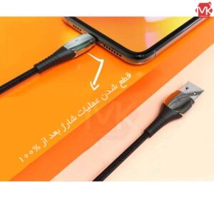 کابل فست شارژ و دیتا تایپ سی موکسوم MOXOM MX-CB58 Type-C Cable
