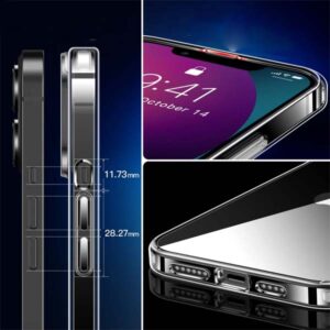 قاب محافظ ایفون Armor Level Clear Crystal Case | iphone 13 Pro Max