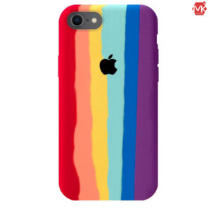 قاب محافظ آیفون Rainbow Silicone Case | iphone 7 | iphone 8