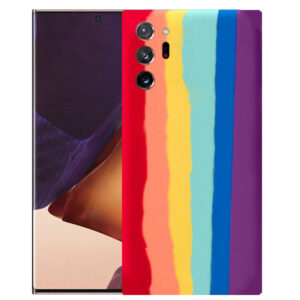 قاب محافظ سامسونگ Liquid Rainbow Silicon Cover | Galaxy Note 20 Ultra