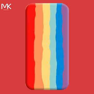 قاب محافظ سامسونگ Rainbow Soft Silicone Cover | Samsung Galaxy S8