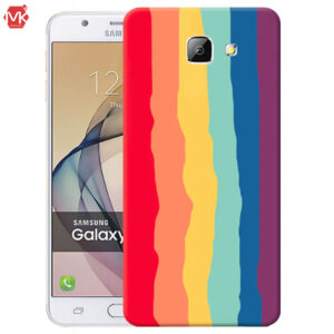 قاب محافظ شیائومی Rainbow Soft Silicone Cover | Galaxy j7 Prime
