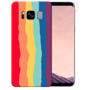 قاب محافظ سامسونگ Rainbow Soft Silicone Cover | Samsung Galaxy S8