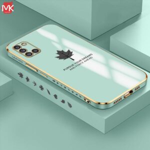 قاب محافظ سامسونگ Luxury Maple Leaf Plating Cover | Galaxy A31
