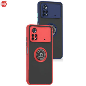 قاب محافظ شیائومی Matte Ring Stand Cover | Poco M4 Pro 4G