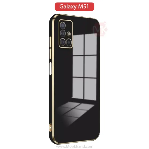 قاب اورجینال سامسونگ Plating Gold Frame Case | Galaxy M51